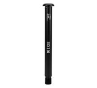 Vélo à Axe Traversant, Aluminium | L : 155 mm | TL : 9 mm | TP : M14x1,5 | Support de Fourche de Vélo à Dégagement Rapide pour Guidon Avant de Vélo Noir Léger à Axe