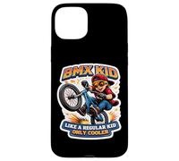 Vélo acrobatique BMX Kid Like A Regular Kid Only Cooler Funny Coque pour iPhone 15 Plus