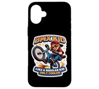 Vélo acrobatique BMX Kid Like A Regular Kid Only Cooler Funny Coque pour iPhone 16 Plus