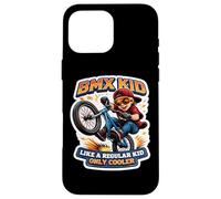 Vélo acrobatique BMX Kid Like A Regular Kid Only Cooler Funny Coque pour iPhone 16 Pro Max