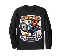 Vélo acrobatique BMX Kid Like A Regular Kid Only Cooler Funny Manche Longue