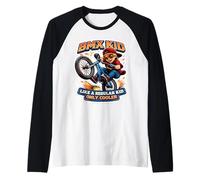 Vélo acrobatique BMX Kid Like A Regular Kid Only Cooler Funny Manche Raglan
