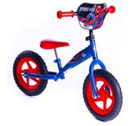 Velo Bebe Draisienne Huffy Spiderman pour Garçon et enfants de 2 à 4 Ans Bleu et Rouge