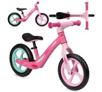 Vélo Bébé Draisienne MoMi MIZO - Sans pédales - 12"" roues - Style sportif - Rose