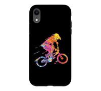 Vélo BMX Abstrait coloré Cool Cycliste Coque pour iPhone XR