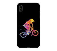 Vélo BMX Abstrait coloré Cool Cycliste Coque pour iPhone XS Max