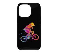 Vélo BMX coloré Abstrait Cool pour Cycliste Coque pour iPhone 13 Pro