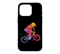 Vélo BMX coloré Abstrait Cool pour Cycliste Coque pour iPhone 16 Pro