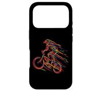 Vélo BMX coloré Abstrait Cool Rider Coque pour iPhone 17 Pro
