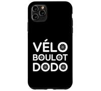 Vélo boulot Dodo Humour Cycliste Urbain Coque pour iPhone 11 Pro Max
