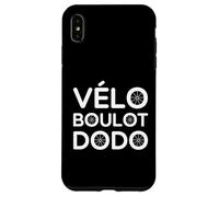 Vélo boulot Dodo Humour Cycliste Urbain Coque pour iPhone XS Max