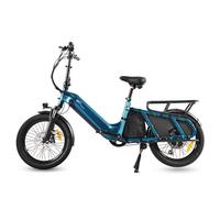 Vélo cargo électrique CMACEWHEEL HQ20, 20 po, batterie 48V 20Ah 960Wh, bleu