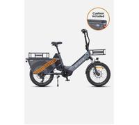 Vélo cargo électrique ENGWE LE20 à double batterie : autonomie de 350 km, charge 200 kg pour la logistique urbaine longue distance
