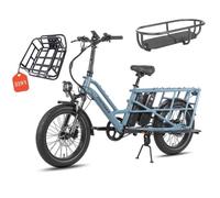 Vélo Cargo Électrique - Fafrees - Ff20 Cuv - 250 W - 48 V - 24 Ah - Bleu Multicolore