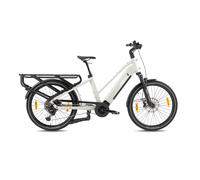 Vélo cargo électrique Monty V8 Rover Pro Blanc