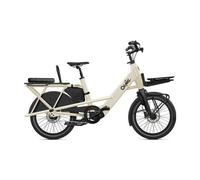Velo cargo electrique o2feel buzz 7 1 shimano nexus 5v 630 wh 20 beige blanc meringue pack nomad