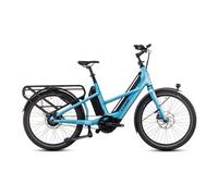 Velo cargo longtail electrique cube longtail hybrid 725 enviolo heavy duty 725 wh 26 bleu