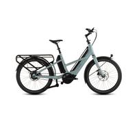 Velo cargo longtail electrique cube longtail hybrid comfort 800 enviolo heavy duty 800 wh 26 gris vert haze 2026