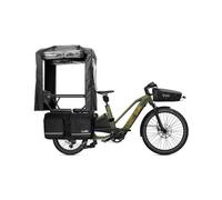 Velo cargo longtail electrique o2 feel equo cargo adventure 5 2 shimano cues 9v 835 wh 20 26 vert pack family extra