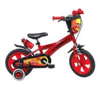 Vélo CARS / DISNEY 12'' - Vélo pour enfant < 90 cm - équipé de 1 frein - 2 stabilisateurs amovibles - plaque avant décorative !