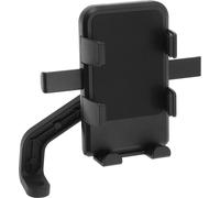 Vélo Cellulaire Téléphone Support, Cellulaire Téléphone Support Pour Moto Miroir Scooter, Rotatif Smartphone Support Pour 3.5-6.5 Pouce Smartphone, Noir