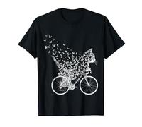 Vélo Chaton Chat Papillon T-Shirt