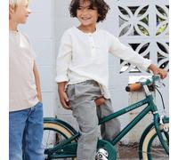 Vélo classique avec pédales de 4 à 7 ans vert 16 pouces