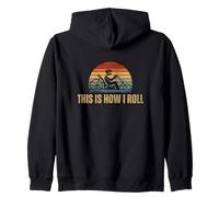 Vélo couché Amusant avec Inscription « This is How I Roll » Sweat à Capuche