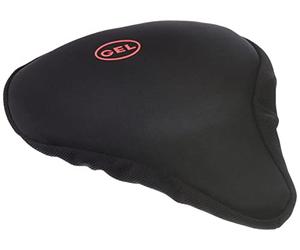 VELO Couverture de selle en gel standard (large), noire, 260 x 235 mm, Noir
