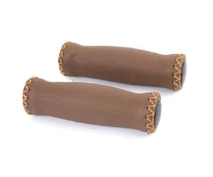 Velo Cuir garçon 2 x 127 mm Grip, marron, S