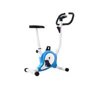 Vidaxl Vélo D'appartement Avec Résistance À Courroie Bleu
