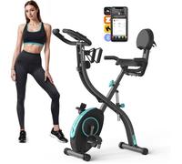 Vélo d’appartement Magnétique 4 en 1 Pliable - MERACH - App Entraînement/Bluetooth - 16 Niveaux - Écran LCD/Mesure du Pouls