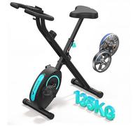 Vélo d’Appartement Magnétique Pliable, MERACH, 16 Niveaux, Écran LCD, Support Tablette, Design Compact, Hauteur Réglable