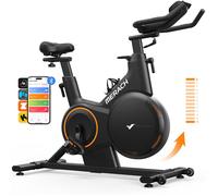Vélo d’appartement - MERACH - 16 niveaux résistance magnétique - ± 6 % inclinaison - Roue 10 Kg - Bluetooth - APP - Silencieux