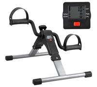 VéLo D‘Appartement Mini Mini vélo Pliant for la Maison, d'exercice for Personnes âgées, entraînement Complet des Jambes, Stepper d'entraînement Physique(Black Round Bottom)