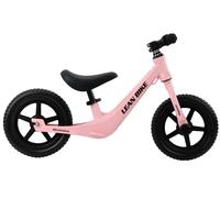 Vélo d’Équilibre Enfant LEAN TOYS Cadre En Magnésium Pneus EVA 12 Pouces Rose