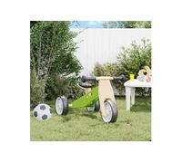 Vélo d'Équilibre pour Enfants 2 en 1 Jouet Trottinette Tricycle Vert vidaXL