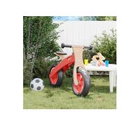 Vélo d équilibre pour enfants avec pneus pneumatiques rouge