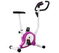 Vélo d'Appartement avec Résistance à Courroie Violet Exercices Fitness vidaXL