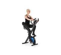 Vélo d'appartement pliable Capital Sports Azura Air - Noir & vert - Electromagnétique - Cardio fréquencemètre