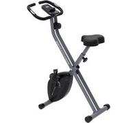 PRIXTON Vélo d'appartement Pliable Bike Fit BF150, Vélo d'excercice Fitness, Résistance magnétique 1,5 kg, Moniteur de fréquence cardiaque, 8 Niveaux, Roues de transport, Guidon et Siège réglables Noi