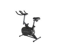PRIXTON Vélo d'appartement Bike Fit Xtreme pour faire de l'excercice, Vélo d'excercice avec Résistance de 6 kg, 8 Niveaux, Moniteur de fréquence cardiaque et Écran LED, Support de dispositifs Noir