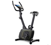 Hop-Sport Vélo d'appartement connecté HS-3000H Nexon 8 niveaux de réglage de résistance magnétique, écran LCD, Bluetooth et Kinomap, charge maximale 120 kg, Noir