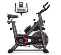 Vélo d'appartement - DSKEUZEEW - Fitness d'intérieur - Roue d'inertie 10KG - Écran LCD - Capacité 120KG