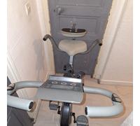 Vélo D'appartement Homcom Pliant 8 Niveaux De Résistance Magnétique