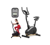 HOP-SPORT Vélo d'appartement magnétique, Masse d'inertie 9 kg, Vélo fitness HS-2080 Spark, 8 Niveaux de résistance, Max. 120 kg
