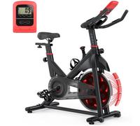 Vélo d'Appartement Magnétique - Dskeuzeew Vélo de Fitness d'intérieur à roue d'inertie 12KG - écran LCD - capacité 150KG