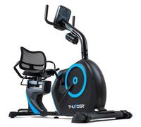 Vélo d'appartement magnétique THUNDER® OPAL | 32 niveaux de résistance | Siège réglable | Capteur de pouls | Roues de transport |