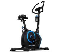 Vélo d'appartement magnétique THUNDER® TRIX | 24 niveaux de résistance | Siège réglable | Capteur de pouls | Roues de transport |