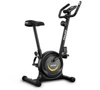 Vélo d'Appartement Magnétique ZIPRO One S Gold- Cardio Fitness - 8 Niveaux - Écran LCD & Capteurs Pouls - Max 110kg - Noir/Or